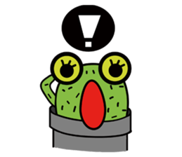 Mm-Cactus frog sticker #8513864