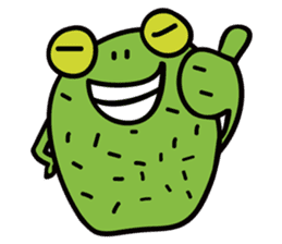 Mm-Cactus frog sticker #8513865