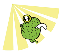 Mm-Cactus frog sticker #8513868