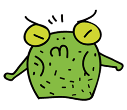 Mm-Cactus frog sticker #8513874