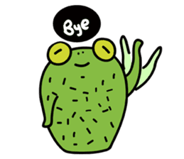 Mm-Cactus frog sticker #8513876