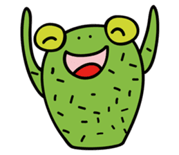 Mm-Cactus frog sticker #8513877