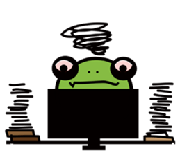 Mm-Cactus frog sticker #8513880