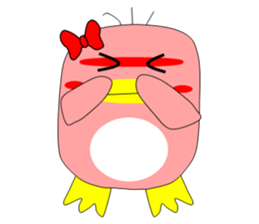 Penguin couple sticker #8514093