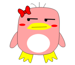 Penguin couple sticker #8514095