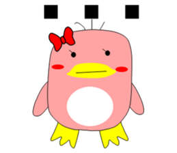 Penguin couple sticker #8514109