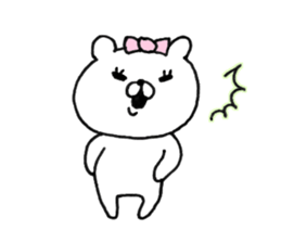 Let's accompanied by a bear~kawaii ver.~ sticker #8515012