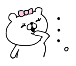 Let's accompanied by a bear~kawaii ver.~ sticker #8515022