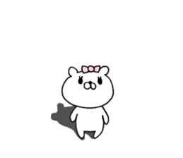 Let's accompanied by a bear~kawaii ver.~ sticker #8515038