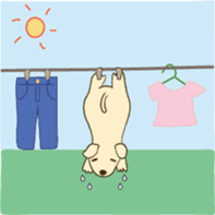 Cappuccino: The Flying Stuffed Puppy sticker #8515144