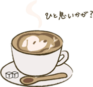 Cappuccino: The Flying Stuffed Puppy sticker #8515161