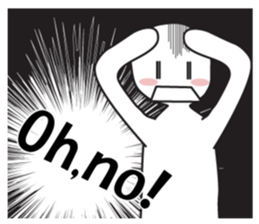 Exaggerated reaction! E sticker #8515332