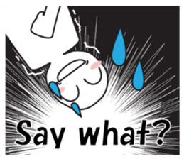 Exaggerated reaction! E sticker #8515347