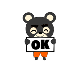 EyebrowsBear sticker #8515615