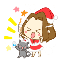 Mademoiselle Nana - Merry Christmas! sticker #8516563