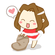 Mademoiselle Nana - Merry Christmas! sticker #8516589