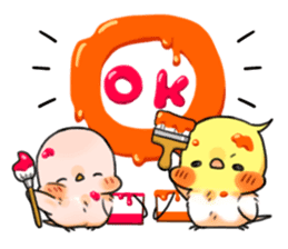 Okame-kun & pink-chan Vol.4 sticker #8517278