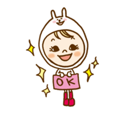 Daily conversation of Usakocchi sticker #8517364