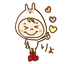 Daily conversation of Usakocchi sticker #8517366