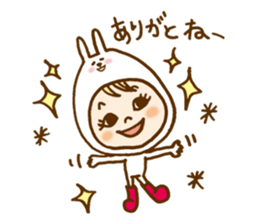 Daily conversation of Usakocchi sticker #8517367