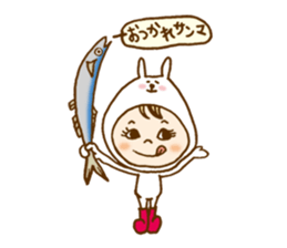 Daily conversation of Usakocchi sticker #8517374