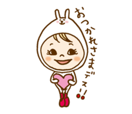 Daily conversation of Usakocchi sticker #8517375