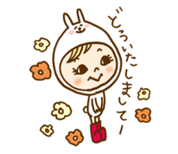 Daily conversation of Usakocchi sticker #8517380