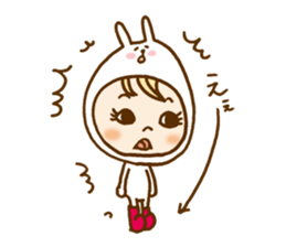 Daily conversation of Usakocchi sticker #8517385