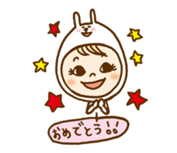 Daily conversation of Usakocchi sticker #8517386