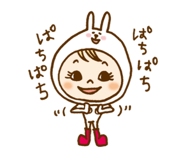 Daily conversation of Usakocchi sticker #8517387