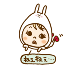 Daily conversation of Usakocchi sticker #8517389