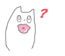 Cats with thick lips sticker #8517671