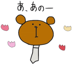 Salaryman bear sticker #8517936