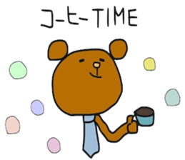 Salaryman bear sticker #8517938