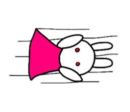 Rabbit of a puppet sticker #8518017