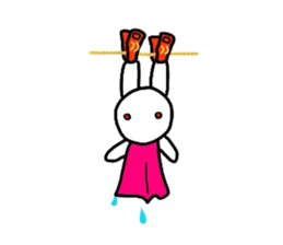 Rabbit of a puppet sticker #8518018