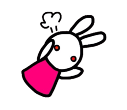 Rabbit of a puppet sticker #8518022