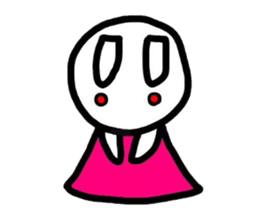 Rabbit of a puppet sticker #8518027