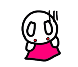 Rabbit of a puppet sticker #8518028