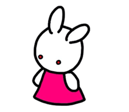 Rabbit of a puppet sticker #8518029