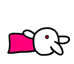 Rabbit of a puppet sticker #8518030