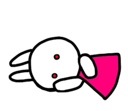 Rabbit of a puppet sticker #8518031