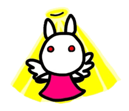 Rabbit of a puppet sticker #8518039