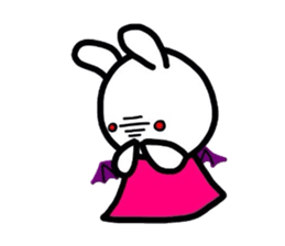 Rabbit of a puppet sticker #8518040