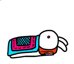 Rabbit of a puppet sticker #8518041