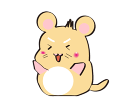 golden Roborovski hamster sticker #8518766