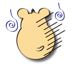 golden Roborovski hamster sticker #8518785