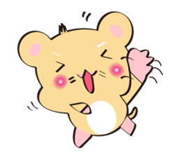 golden Roborovski hamster sticker #8518796