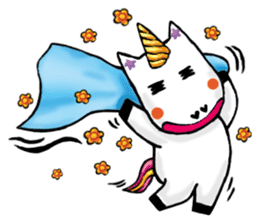 Lala Unicorn sticker #8518844
