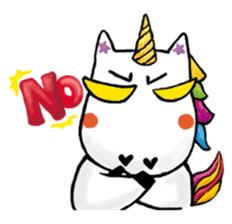 Lala Unicorn sticker #8518850